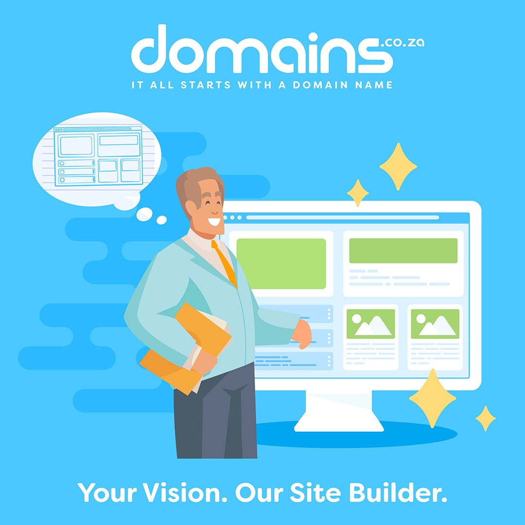Turn your vision into reality with our easy drag-and-drop Site Builder. 🎨🖥️ No coding required! Start creating your online masterpiece today. 
bit.ly/4dkXWfL 
#buildyourdream #websitemadeeasy #domainscoza #websitebuilder