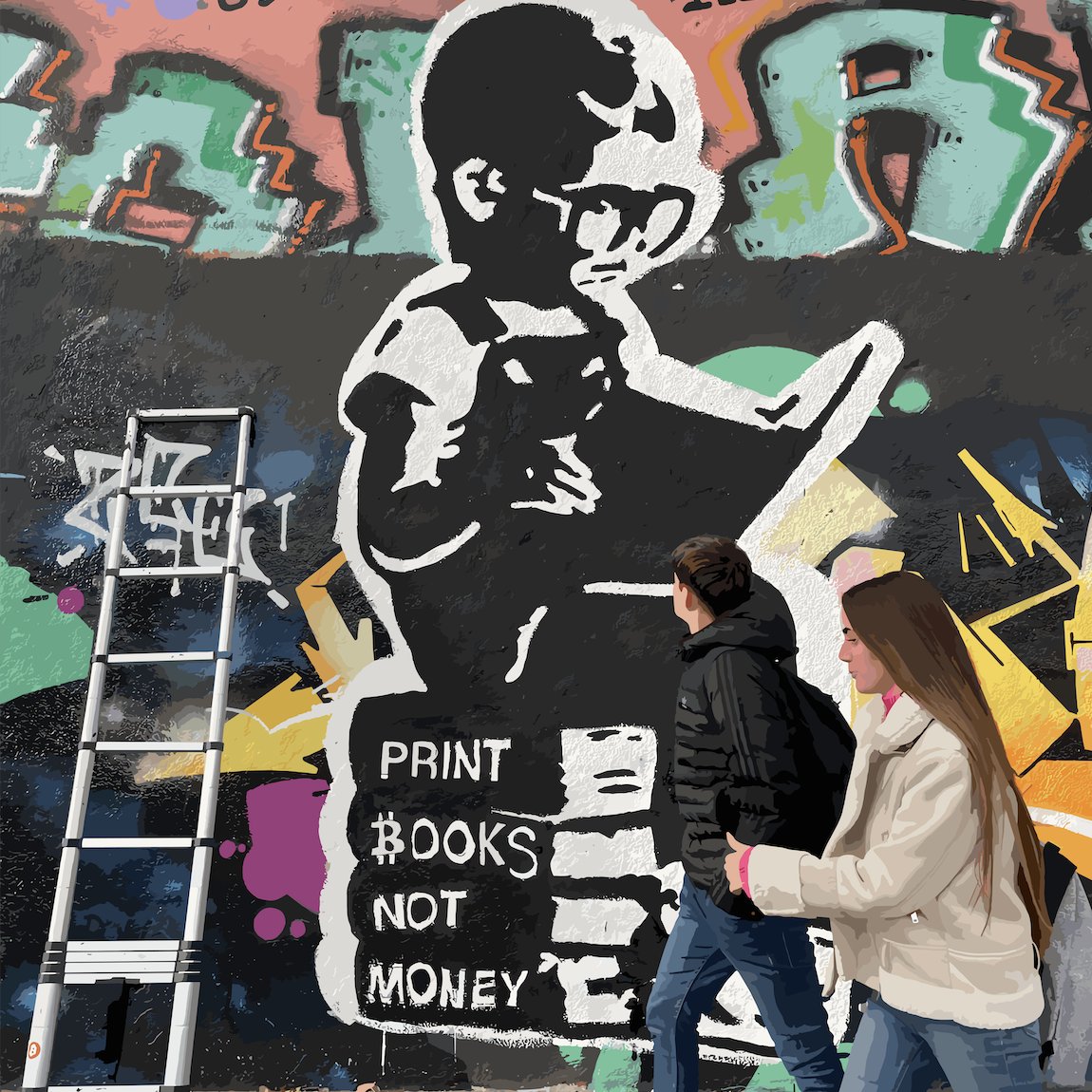 Support street art & make a difference!   Explore our online gallery & discover how your purchase contributes to the movement: streetcyberart.pixpa.com #ArtForACause #StreetArt