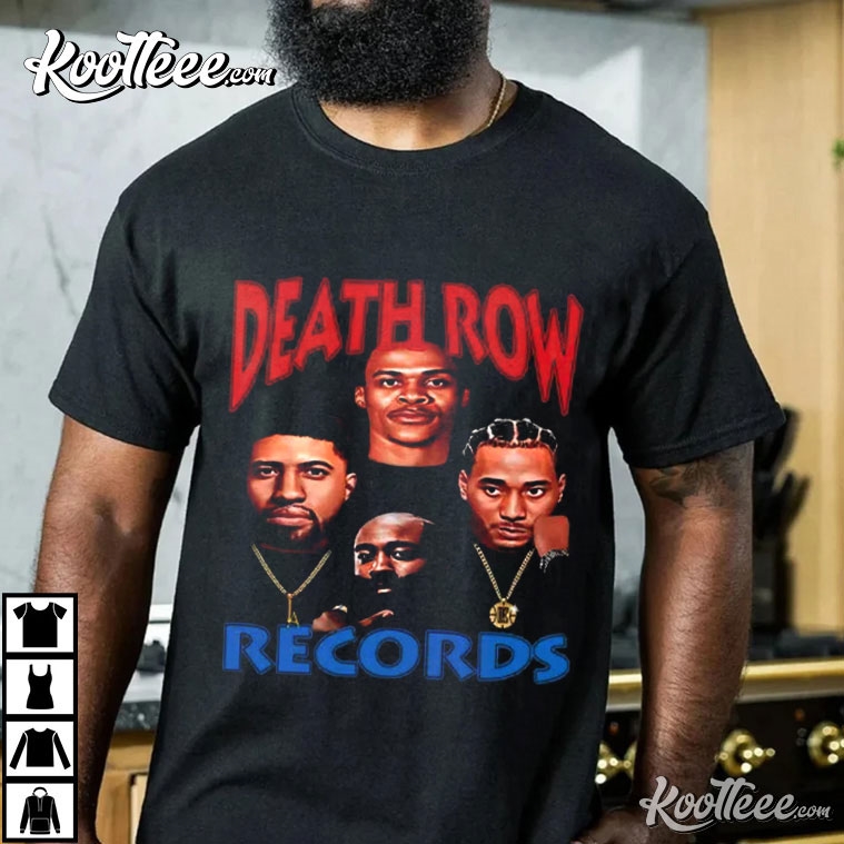 Death Row Records Russell Westbrook James Harden Paul George Kawhi Leonard T-Shirt #DeathRowRecords #koolteee koolteee.com/product/death-…