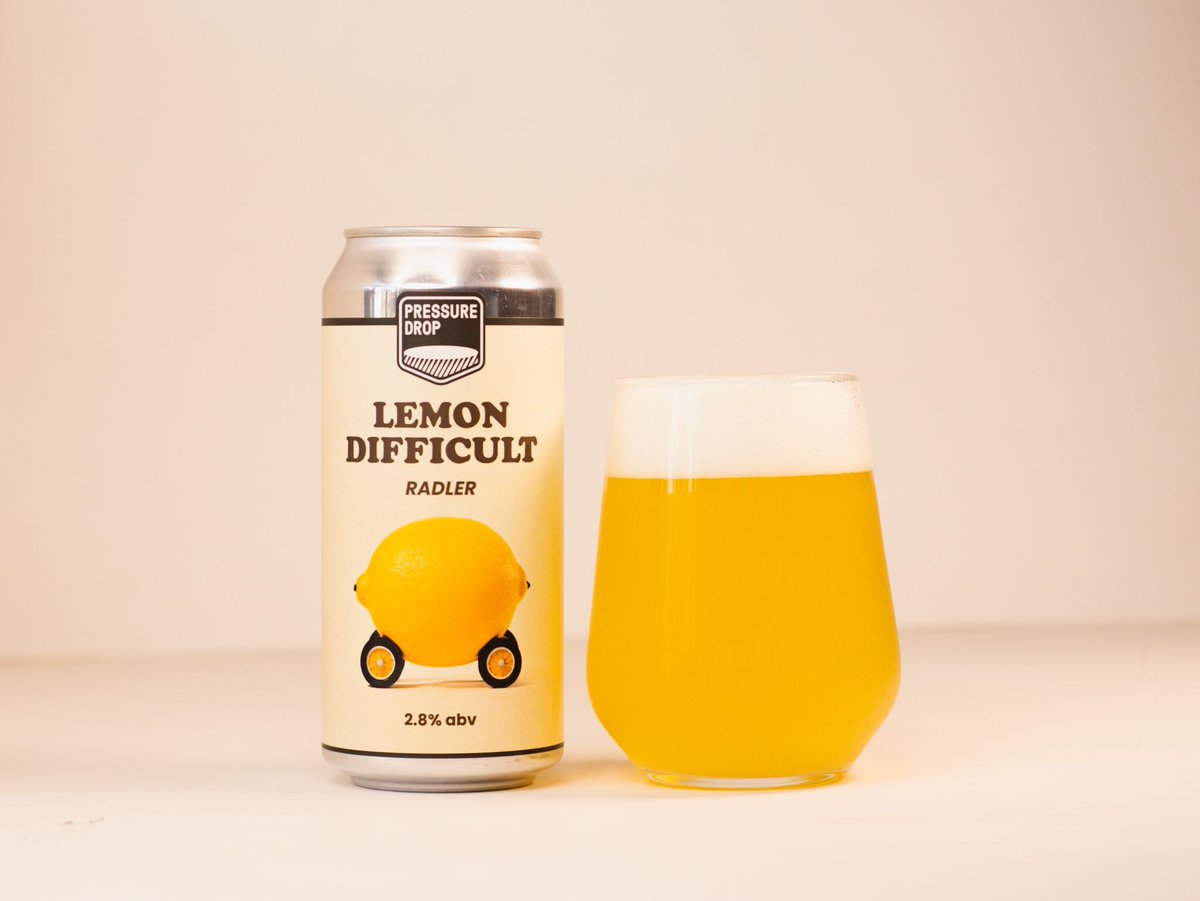 It's like cloudy lemonade & light beer had a baby!  We're entering the citrus zone this Friday. Find it first at pressuredropbrewing.co.uk  and at our Tottenham taproom.