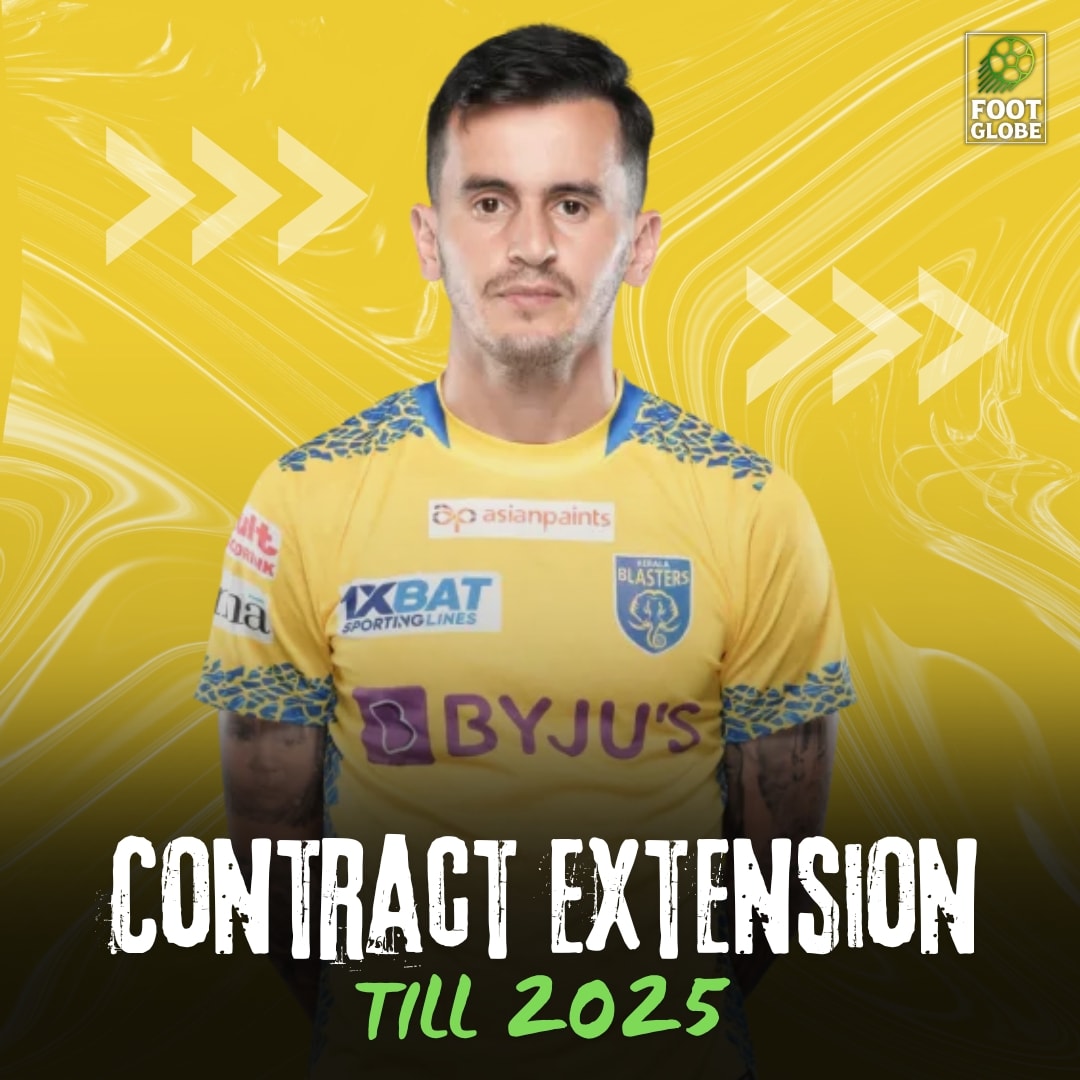 🚨 Breaking | Kerala Blasters have triggered the contract extension clause for Adrian Luna. 

As a result, Luna will stay at KBFC for 'at least' one more year.

#TransferUpdate #KeralaBlasters #KBFC #IndianFootball