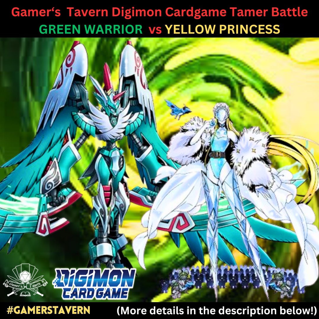 GamersTavernBN's tweet photo. Gamer's Tavern DGMN Tamer Battle : Warrior vs Princess Event⚔️👑
Venue: Gamer's Tavern, Sengkurong
Date: 08th May 2024
Time: 8PM
IG : Gamerstavern
YT : GamerstavernBN
#Brunei #BruneilocalTCGstore #GamersTavern #digimontcg #digimonliberators
~More info in the description below~ https://t.co/fnPFTOSlQs