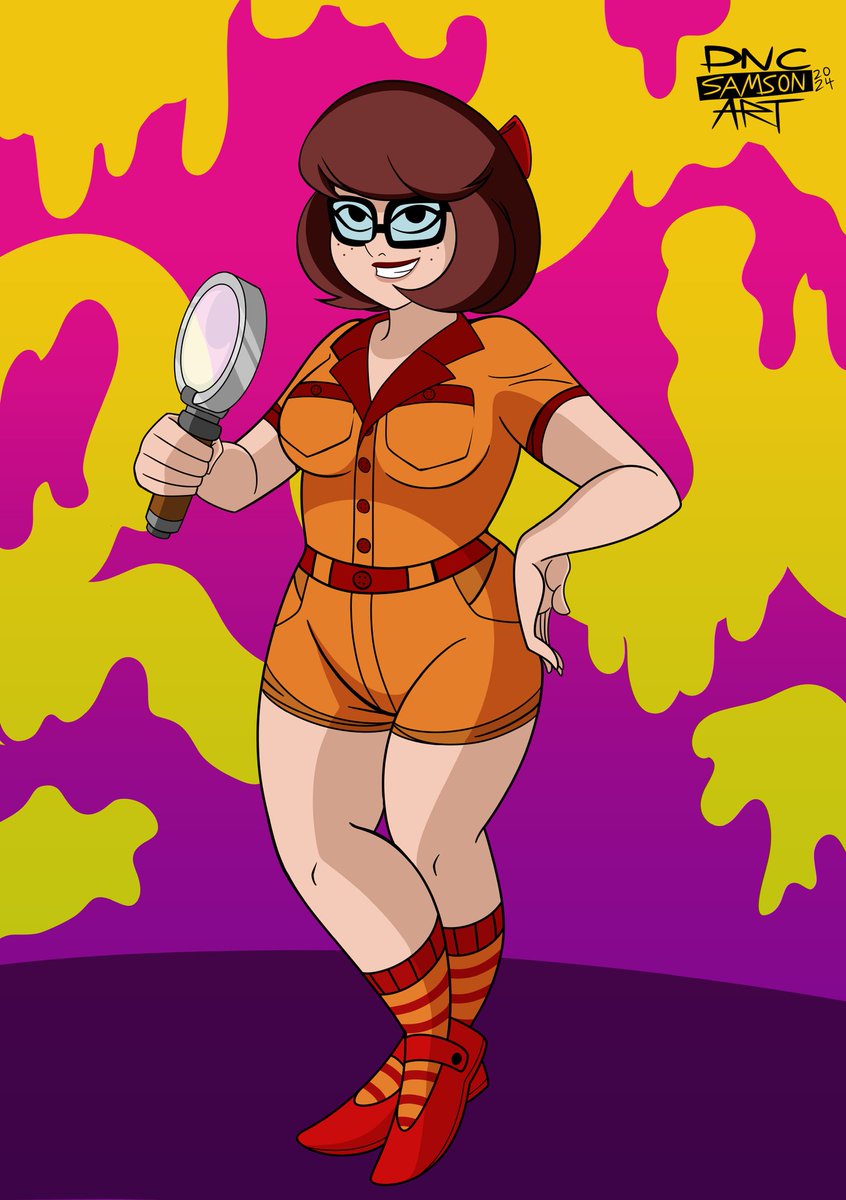 Jinkies! Here comes Velma Dinkley.
#redesign #redesigncharacters #ScoobyDoo #Velma #VelmaDinkley #MysteryInc #ScoobyDooVelma