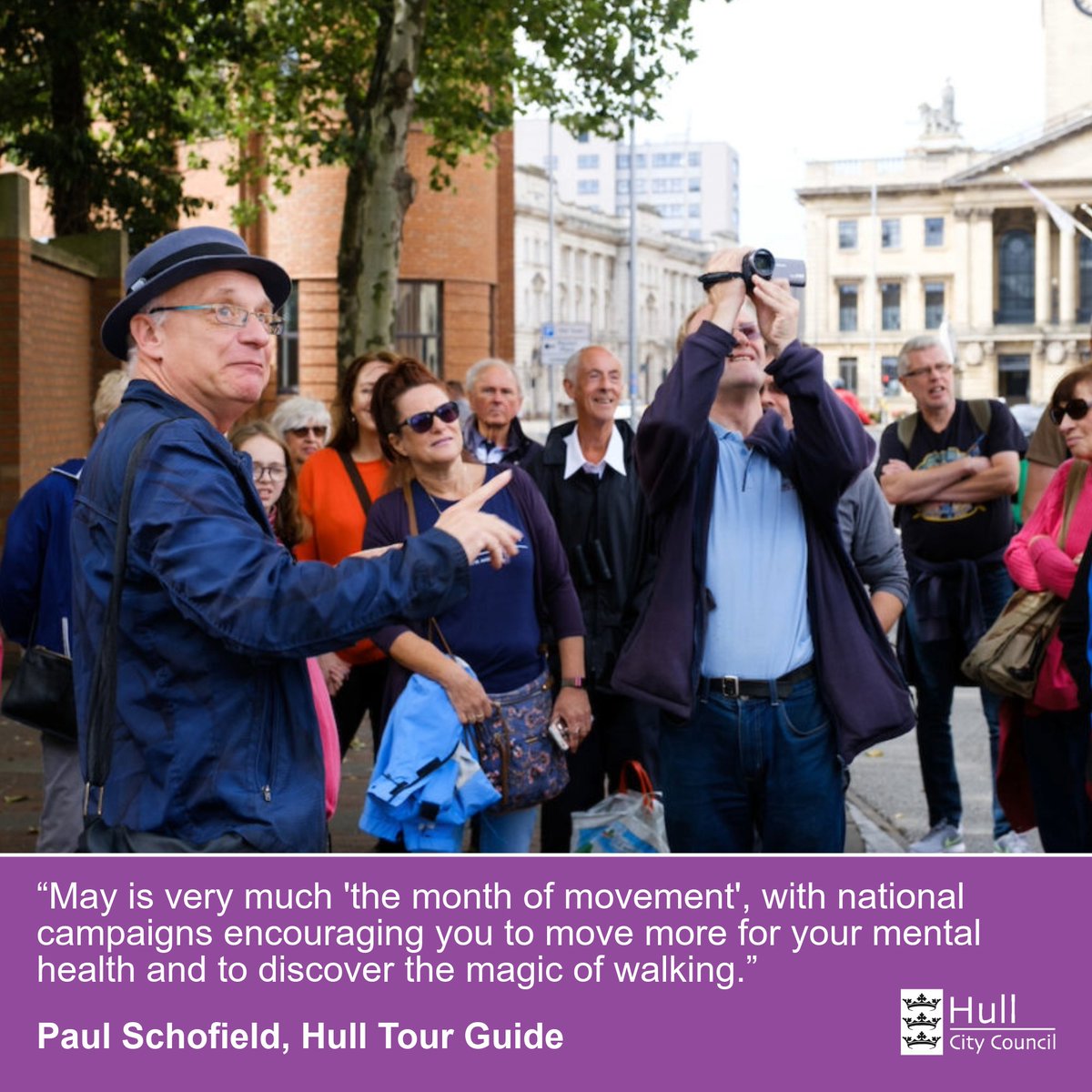 👣 The Step In The Right Direction Hull Blog 🚶‍♂️

With the weather improving ☀️ @hulltourguide highlights how @livingstreets & @mentalhealth are encouraging people to get out & about this May.

🔗 news.hull.gov.uk/01/05/2024/the…

#MagicOfWalking I #WalkToSchoolWeek I #MomentsForMovement