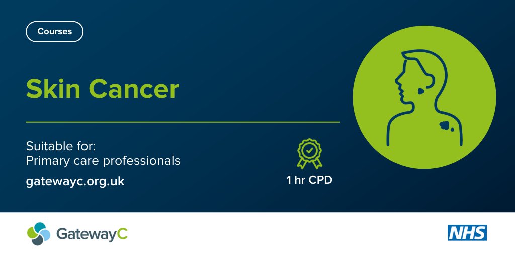 May is #SkinCancerAwarenessMonth

How confident are you in accurately assessing a skin lesion? 

Start our free, 1-hour, CPD course 
👉 bit.ly/3JHFS1P

#SkinCancerAwarenessMonth #earlydiagnosis #primarycare