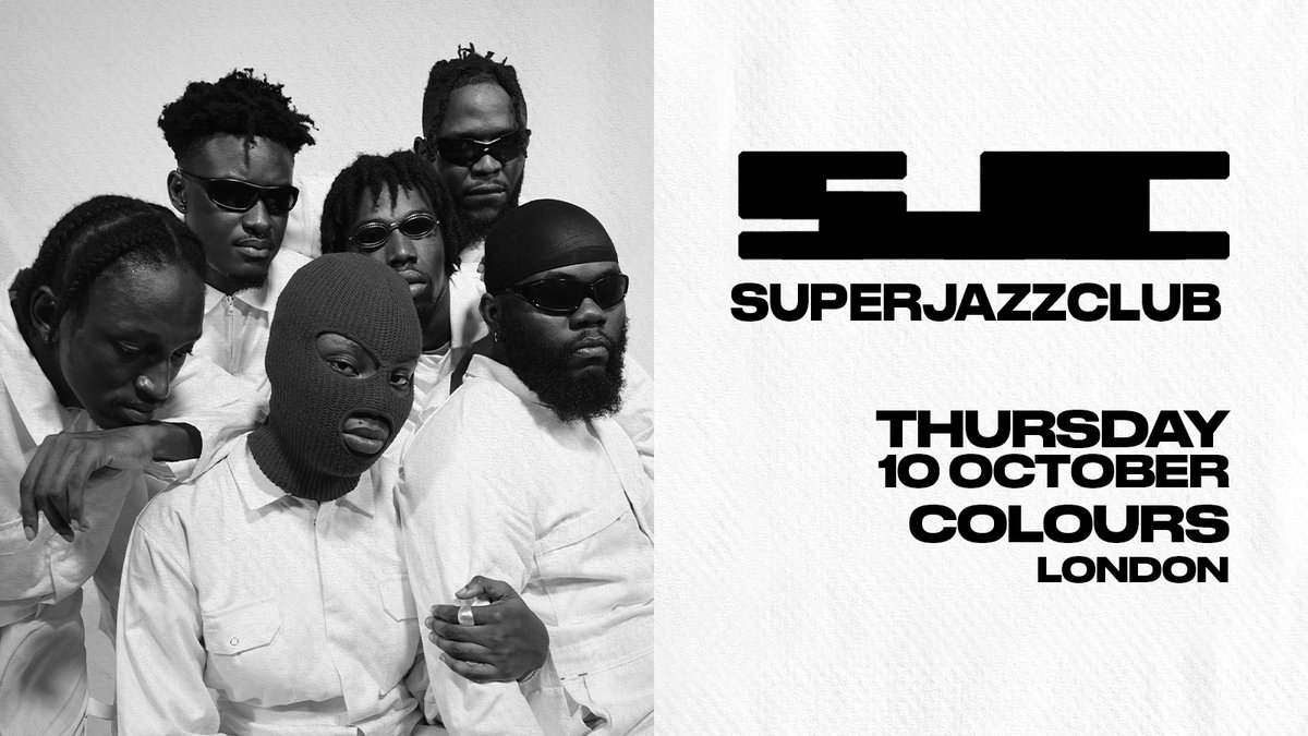 ON SALE >> Creative collective @SuperJazzClub will play @ColoursHoxton in October 💥 Secure tickets 👉 metropolism.uk/cAnF50RqJXz