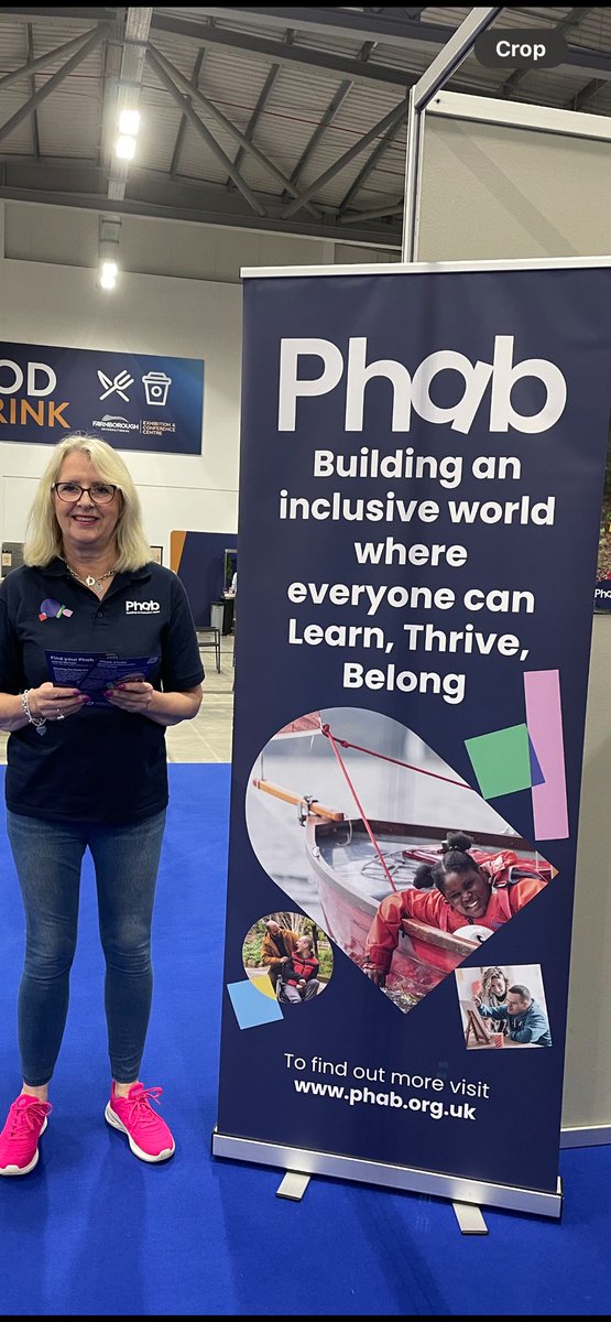 If you are at @kidztoadultz today come see the wonderful Janine on the @phab_charity stand. Have a great day everyone 👍