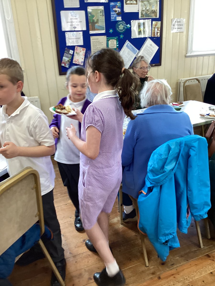 Y4 loved supporting at the Peace of Mind Cafe yesterday. They enjoyed sharing their kindness by drawing pictures, helping with refreshments and the raffle and by joining in with chair aerobics! <a href="/GarswoodPrimary/">Garswood School</a>