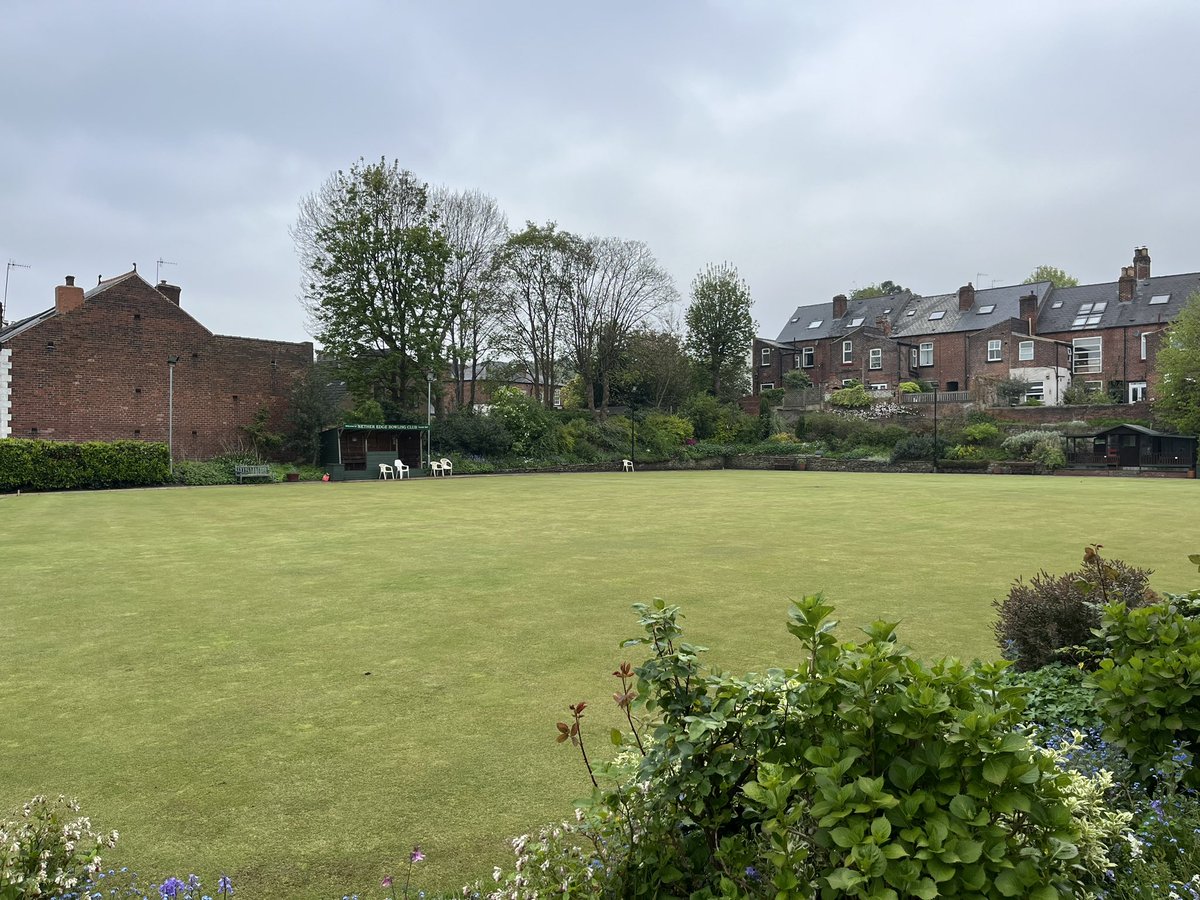 The loveliest polling station of my voting life so far: Nether Edge Bowling Club. The bar was closed, but otherwise a cracking experience all round. #LocalElections #Election2024 #Sheffield