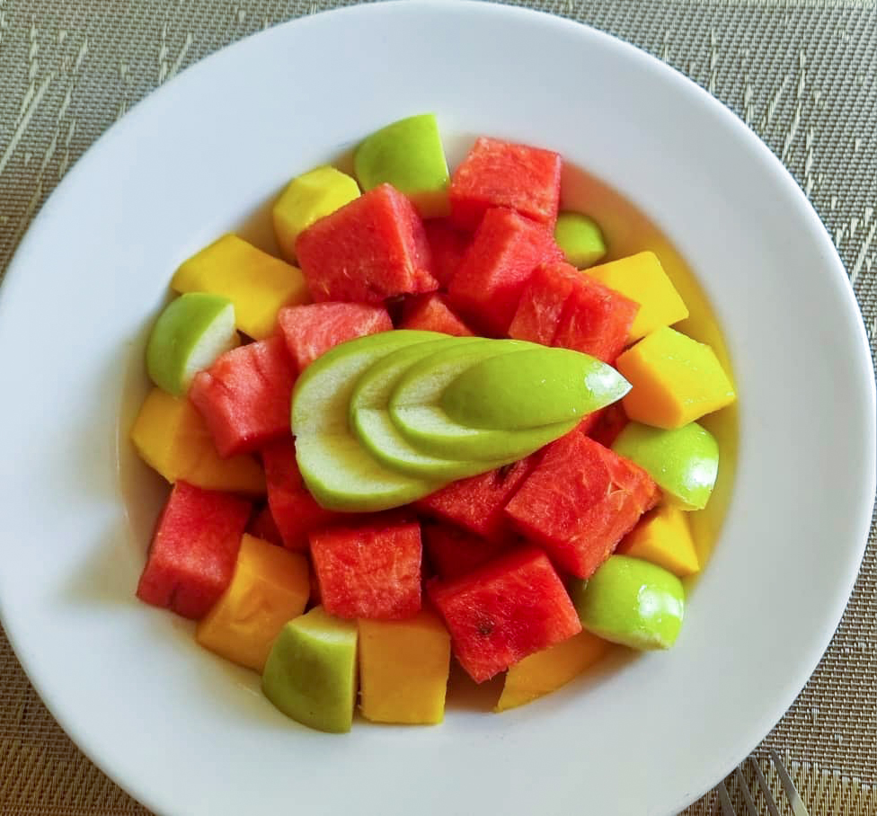 Fresh fruit! Celebrating a healthy May with this platter. #EatWellLiveWell