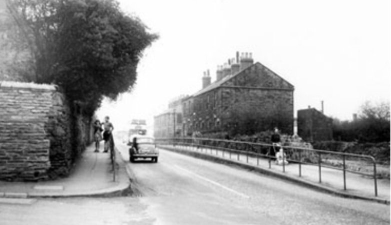 Ridgeway Road from junction with Kirkby Road, 1962