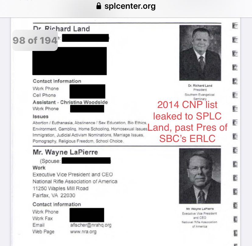 Speaker Mike Johnson was on the SBC’s Ethics & Religious Liberty Commission (ERLC) under Richard Land for eight years, 2004-2012, which is while the Southern Baptist Convention leadership was protecting child sexual abusers and intimidating victims.