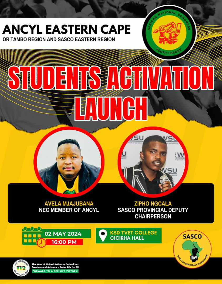 Students  Activation  Launch  📍🖤💚💛
#VoteANC2024 
#LETSDOMORETOGETHER