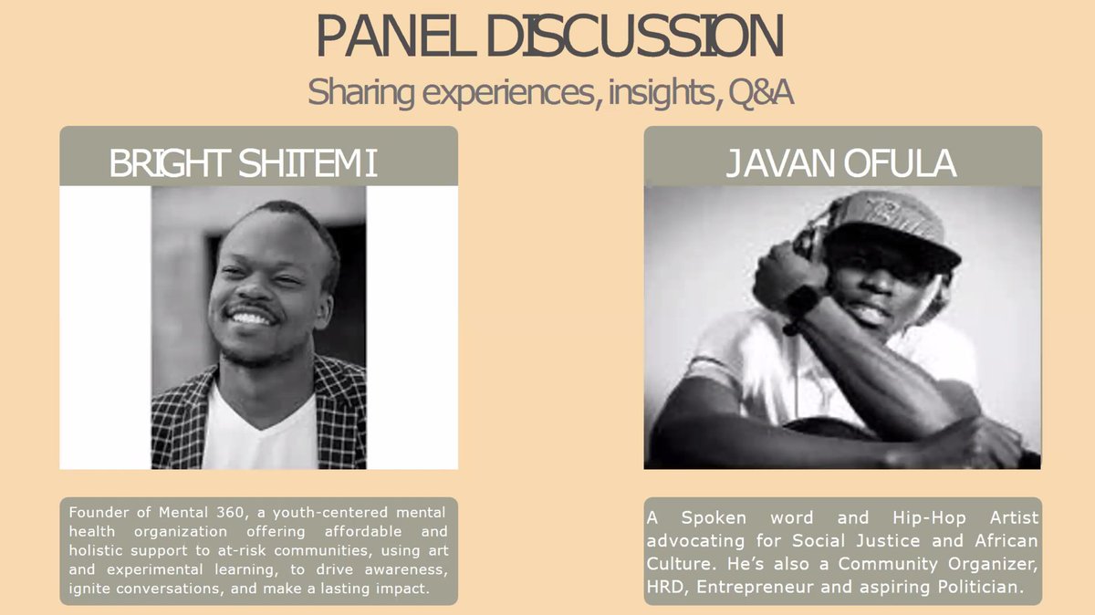 Joining the conversation today are Bright Shitemi, founder of Mental 360, a youth-focused mental health org, and Javan Ofula, a spoken word artist championing social justice and African culture. Discussing how they've harnessed the power of art to advocate for mental health.