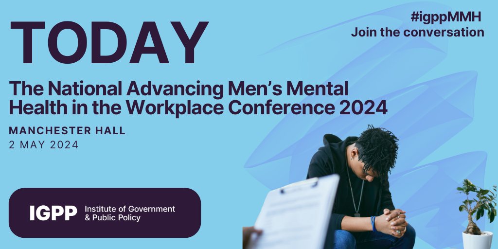 We are delighted to announce that The National Advancing Men’s Mental Health in the Workplace Conference 2024 is taking place today.

#igppMMH #mensmentalhealth #mentalhealthatwork