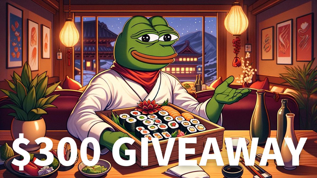 Dive into our $300 PEPE BEP20 Airdrop now!

To participate: Follow our account, hit like on this post, share your thoughts in the comments, and tell everyone about $PEPE.

To enter: Simply DM us 'PEPE GIVEAWAY'.

$DYM $FIRE $CGPT $MAVIA #PEPE #PEPEARMY #PEPE2