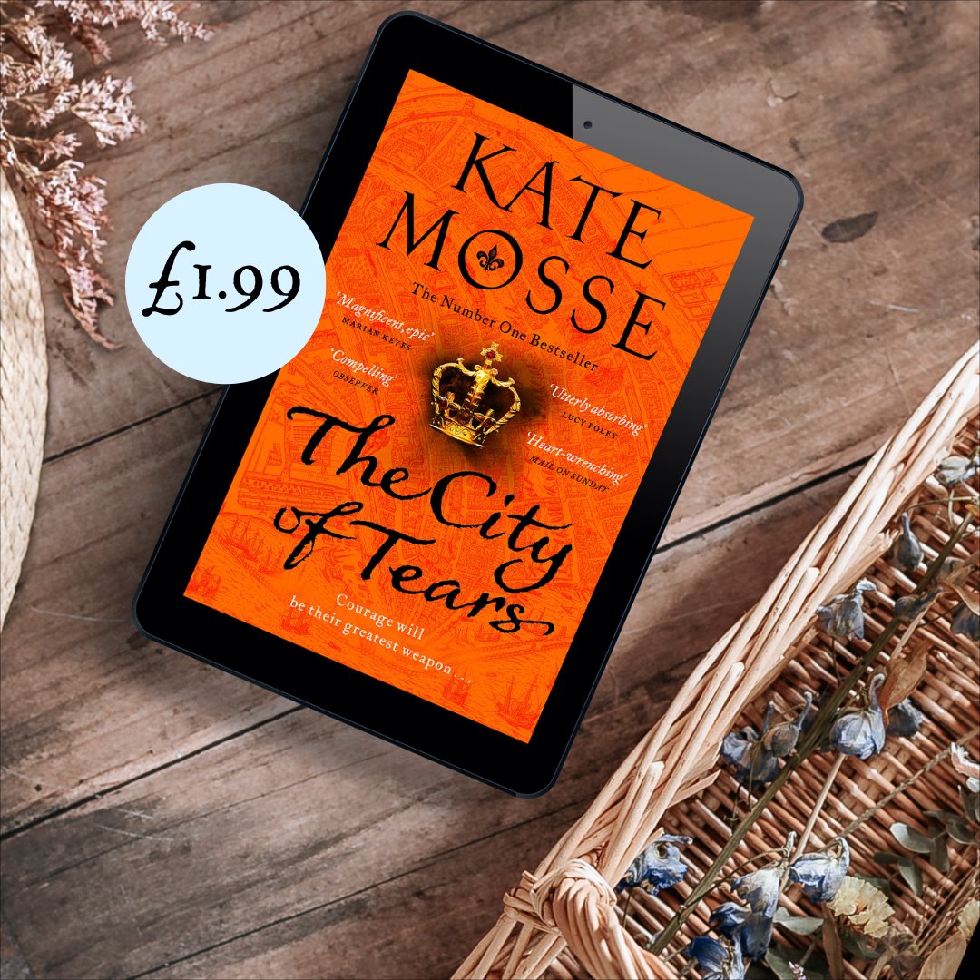 The City of Tears by @katemosse is just £1.99 on Kindle until the end of May! Discover the second volume in @katemosse's number one bestselling series, The Joubert Family Chronicles, here: t.ly/4Mck6