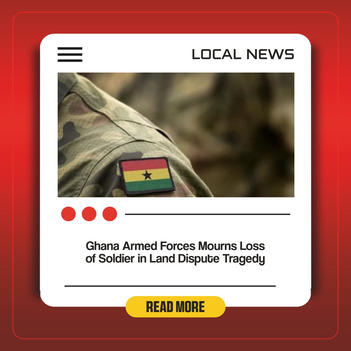 topknowledgemedia.com/ghana-soldier-…
 #GhanaArmedForces #SoldierMourns #LandDispute #MilitaryNews #GhanaMilitary #FallenSoldier #ArmedForcesTribute #MilitaryCommunity #GhanaNews #MilitaryLoss