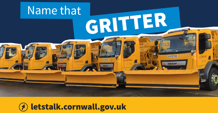 ❄️The results are in and we can now reveal your top 25 gritter names! Thanks to everyone who took part - our gritters will be sporting their new names when they return to our roads later this year. cornwall.gov.uk/council-news/t…