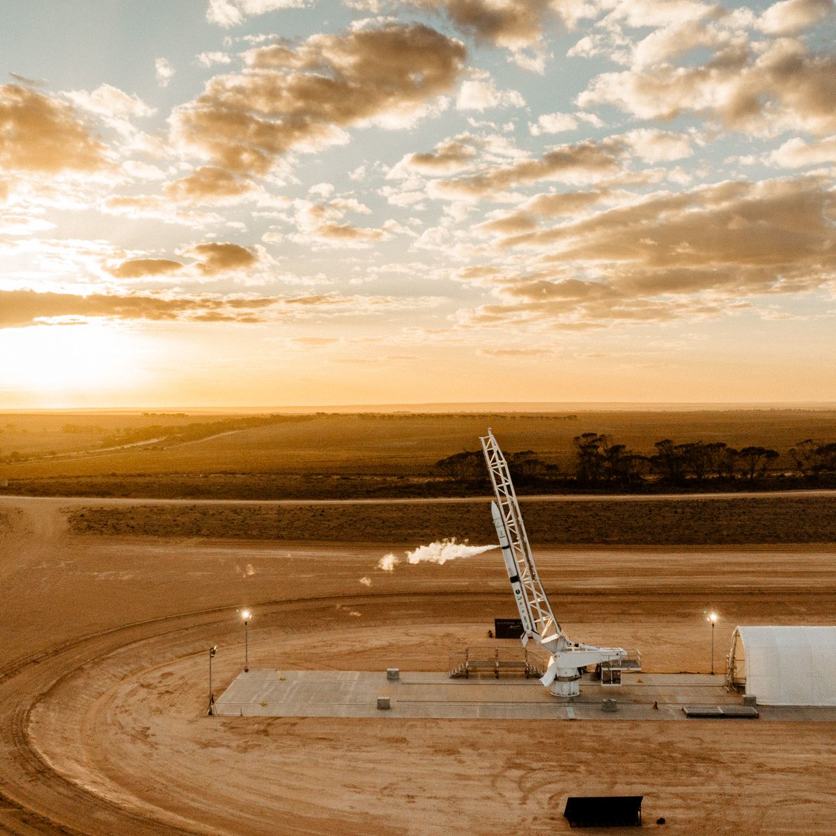 The @HyImpulseTech SR75-1 mission is scheduled to launch tomorrow, 3 May at 2.30pm ACST from @SouthernLaunch's Koonibba Test Range in South Australia. This is the first high power rocket permit to be issued under Australian law. 📸Southern Launch