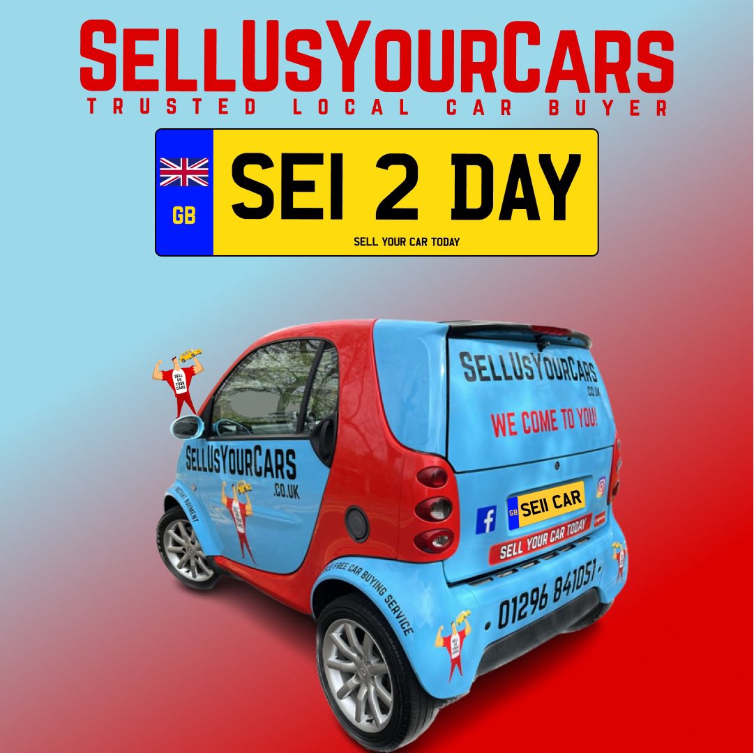 Sell your car today. 🚗💰✅ 

💰We buy any make, any model, any age with any mileage, in any condition!🚗💷✅ 

💬@Sellusyourcars
🌐sellusyourcars.co.uk 
☎️01296 841051
📧contact@sellusyourcars.co.uk
📍Aylesbury, Buckinghamshire. 

#sellusyourcars #webuyanycar #buyyourcar