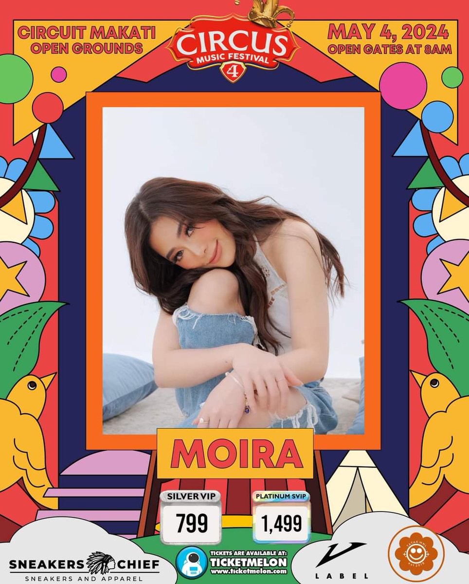 Catch @moiradelatorre's performance at the Circus Music Festival 4 this May 4 at the Circuit Makati Open Grounds! #MoiraDelaTorre #CornerstoneArtist #CircusMusicFestival