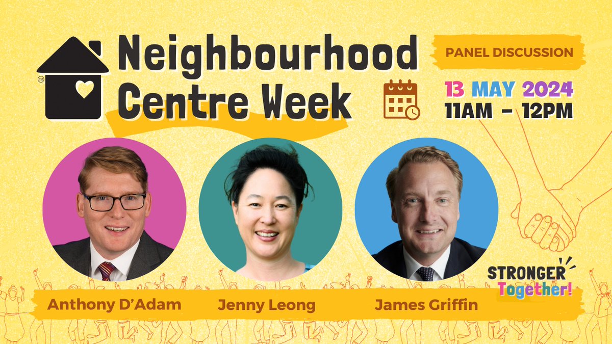 To kick off #NCW2024 on Monday, 13 May 2024, LCSA is hosting an online panel discussion with the Co-Chairs of the Parliamentary Friends of Neighbourhood Centres - @AnthonyDAdamMLC, @jennyleong  & @James_HGriffin. For more information, head to our website bit.ly/NCW2024-Panel-…