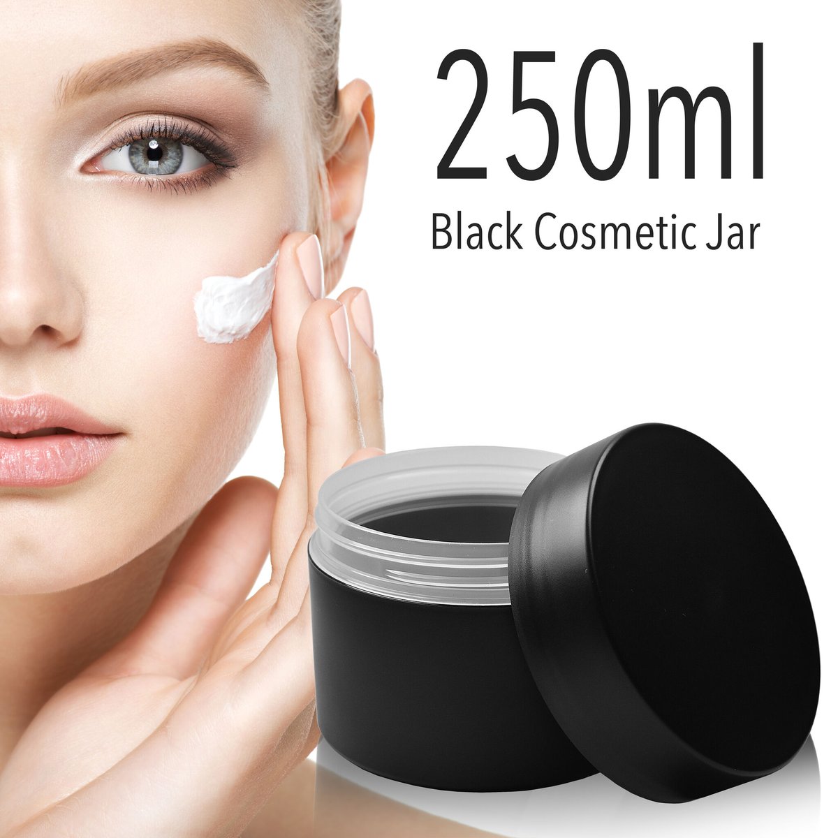 Ampullap's tweet photo. 👄 Opt for simplicity and elegance with our 250ml Black Cosmetic Jar With Lid, perfect for any health, beauty, or cosmetic product. In stock now!!

👊 Grab yours today: https://t.co/U9cEVCrdyr https://t.co/2MsoH2WtbW