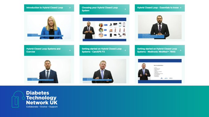 New educational modules on #HybridClosedLoops have been published featuring the perspectives of healthcare professionals. The @DTN_UK series gives an introduction to HCLs and covers a range of relevant topics. Watch online 🖥️ ow.ly/ve9O50QAc0E