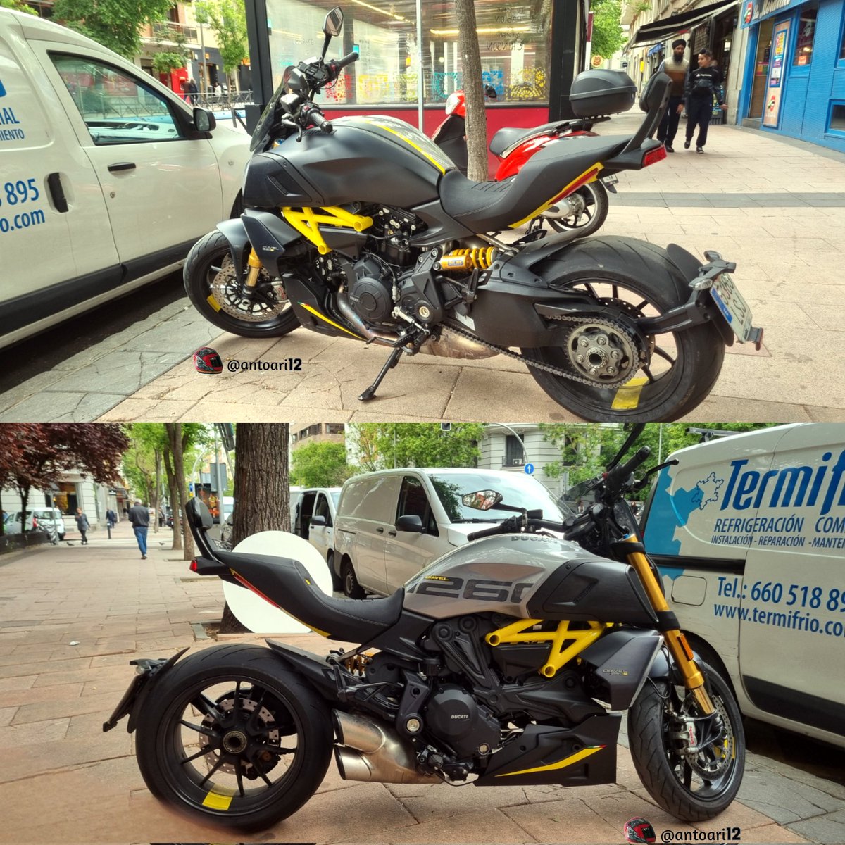 Motos en la calle-41 #2024primaveraMadrid🌥️🌞 #Diavel #DucatiDiavel #1260S #Ducatidiavel1260S #Ducati #Ducatibikes #Ducati4life #Ducatipeople                            #Ducatisti #ducaticatife