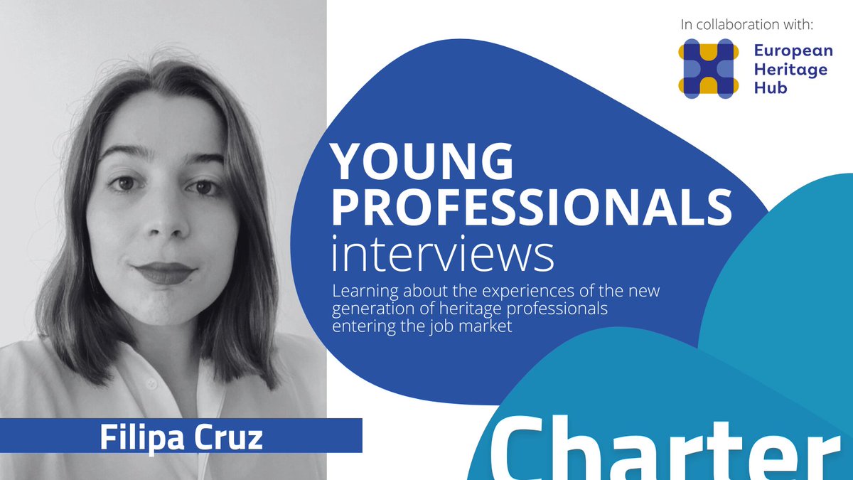 AllianceCharter's tweet photo. 🔵NEW #CharterAllianceEU’s Young Professionals interviews in partnership with the @EurHeritageHub. Today we share our conversation with Filipa Cruz, Project Assistant at @CNCultura (Portugal) & Musicologist, contributing to EHH's Policy Monitor.
👉Read: https://t.co/ao6NiImryg https://t.co/enjAL8jGZf