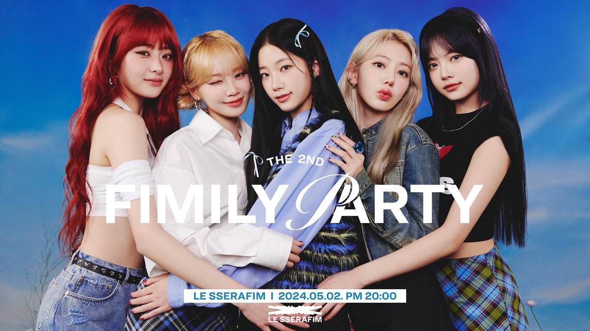 [#The_2nd_FIMILY_Party] LE SSERAFIM The 2nd Anniversary LIVE 🌼2주년 피크닉 2벤트🧁 📍 weverse.io/lesserafim/liv… #LE_SSERAFIM #르세라핌 #LE_SSERAFIM2ndAnniversary