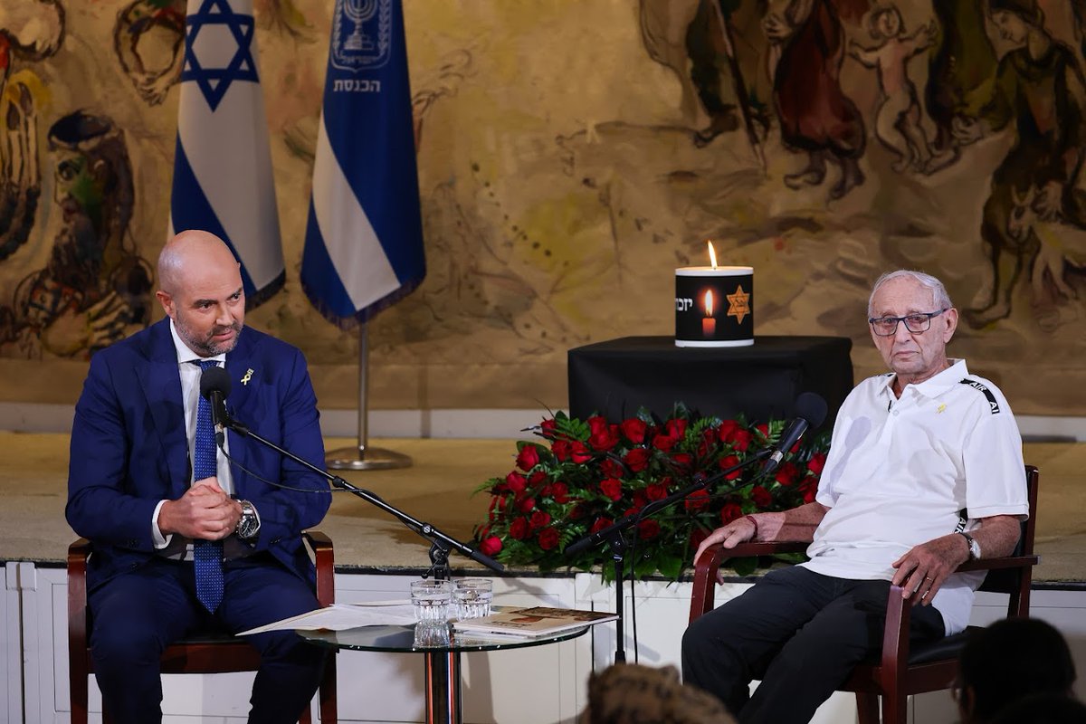 Knesset hosts Zikaron BaSalon (“Remembrance in the living room”) event ahead of #HolocaustRemembranceDay; Speaker MK Ohana: “We have to work hard to preserve this wonder that is the State of Israel” main.knesset.gov.il/en/news/pressr… #WeRemember #NeverForget