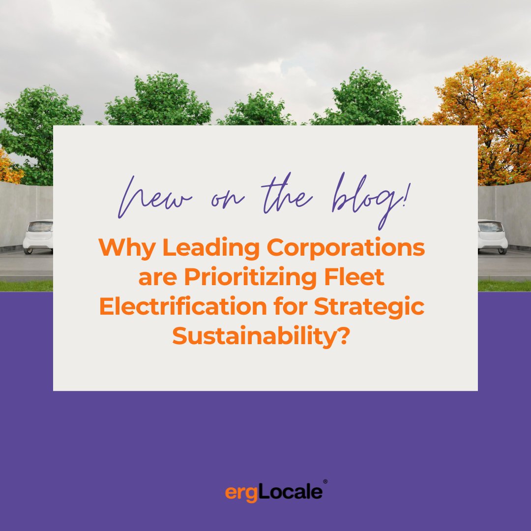 ergLocale's tweet image. Our recent blog article discusses the compelling reasons why leading corporations are making #fleetelectrification a top priority in their #sustainability agendas, and the strategic implications of this pivotal transition.

Learn more: erglocale.com/blog/why-leadi…

#ergLocale