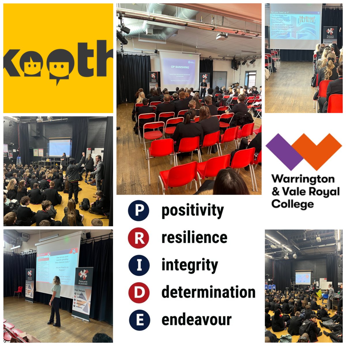 A massive thank you to Kooth and Cheshire police for mental health and safety assemblies and Warrington Vale for careers and aspirations.
#mental #health #safety
#values #character #education
#proudtobepadgate @wvrcollege @kooth_uk @cheshirepolice
