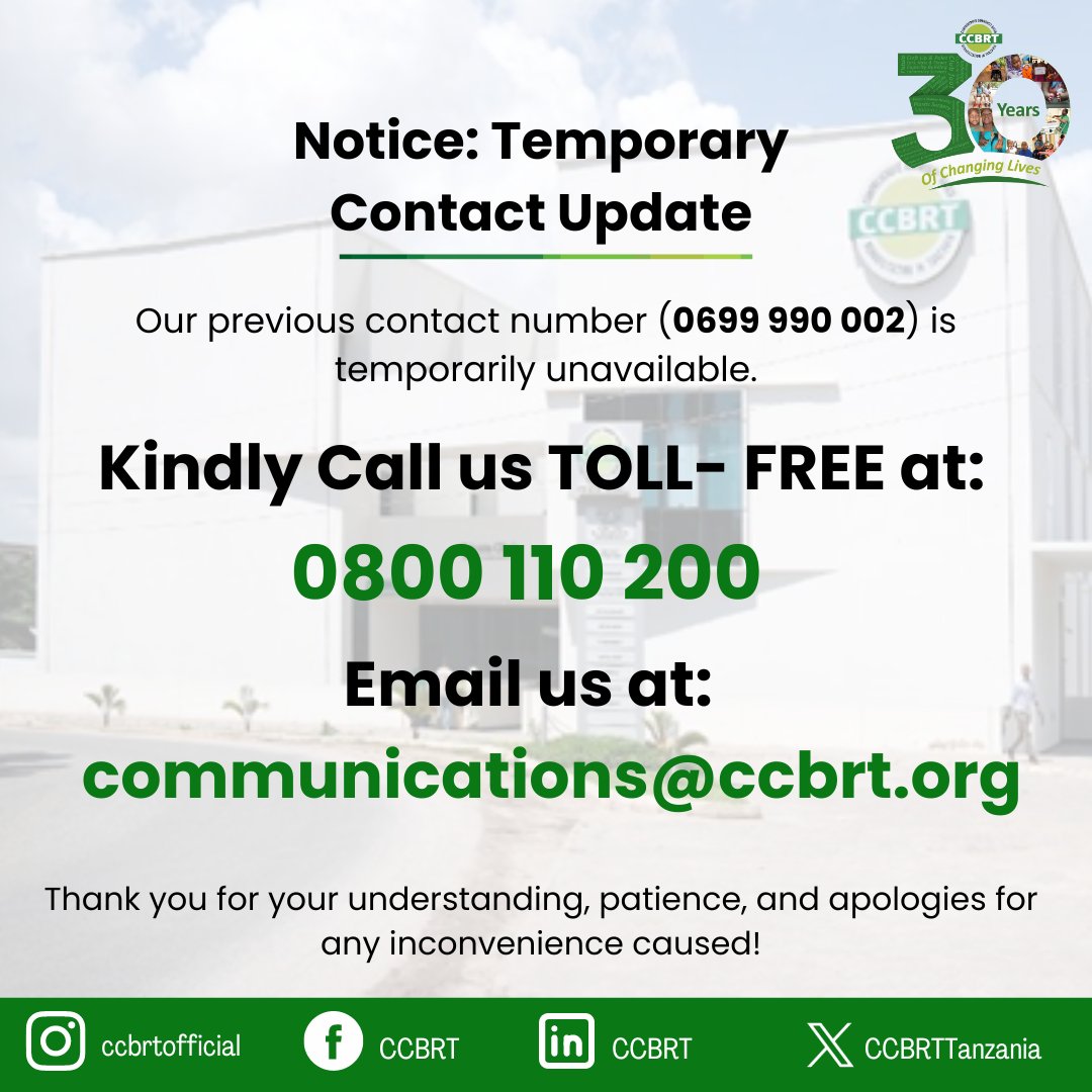 CCBRT (@CCBRTTanzania) on Twitter photo 2024-05-02 08:24:51