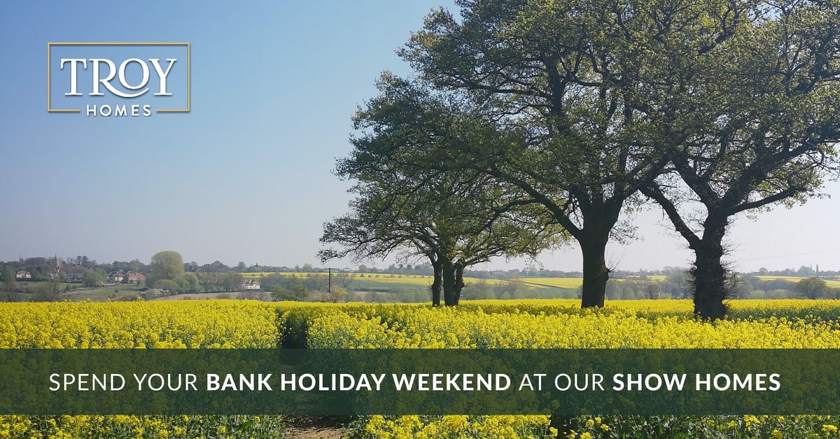 Our #ShowHomes are open this #BankHolidayMonday, including...

🏡 Reeds Place, Steeple Bumpstead. Sat–Sun, 10:30 AM and 4 PM.

🏡 Damson Close, Meldreth. Fri–Mon, 10:30 AM–4 PM.

🏡 Hawthorn Close, Bicknacre. Monday, Weds, Fri and Sat, 10:30 AM–4 PM.

bit.ly/3gJnFkv.