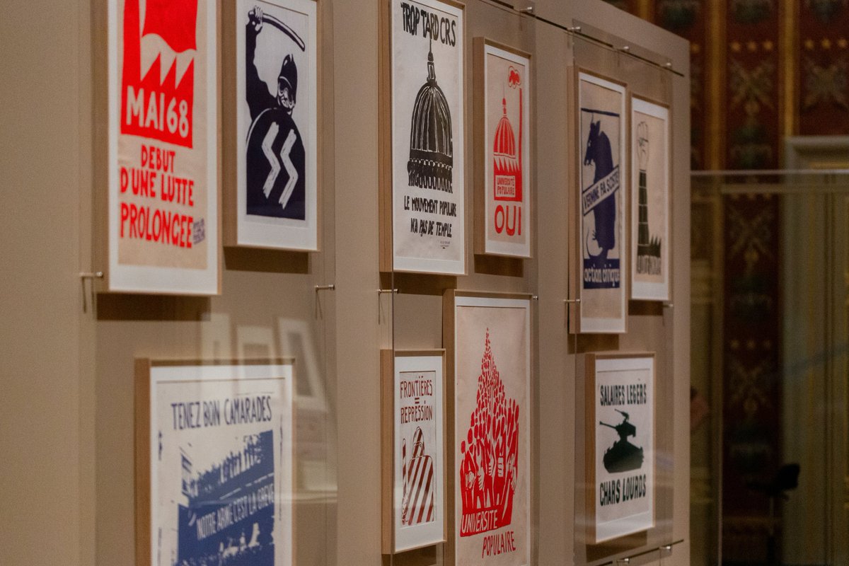 En mai 68, les agents de la BnF s’organisaient pour récupérer, en direct, les affiches liées au mouvement. Ces affiches sont aujourd'hui conservées au département des Estampes et de la photographie. Découvrez-en une sélection au musée de la BnF : bnf.fr/fr/le-musee-de…