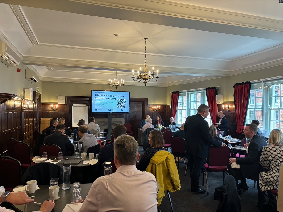 Delighted to be attending the first in-person @NHMFOfficial Service Provider Forum meeting of the year today, where our sales & marketing director Amy Boothman is at the fore as deputy chair.  Looking forward to an information packed agenda and interesting speakers.