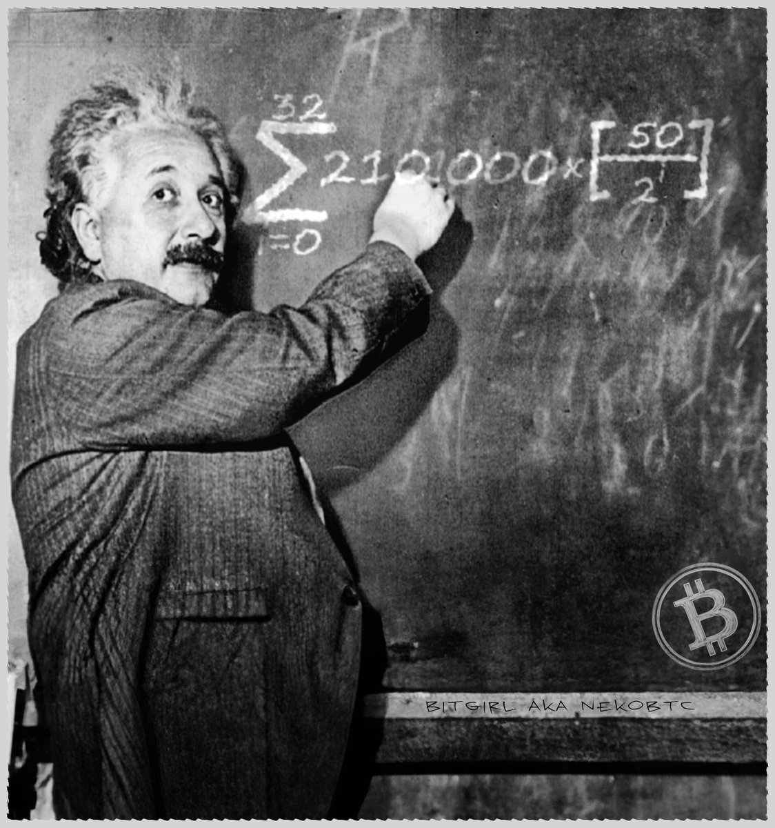 "#Bitcoin is like the speed of light in the money world
constant and undeniable."

Albert Einstein