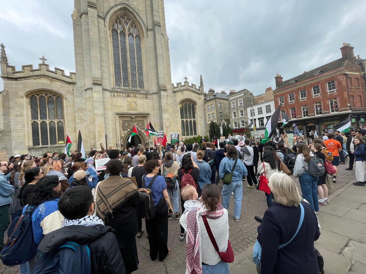 #Cambridge yesterday #MayDay4Palestine #StopArmingIsrael