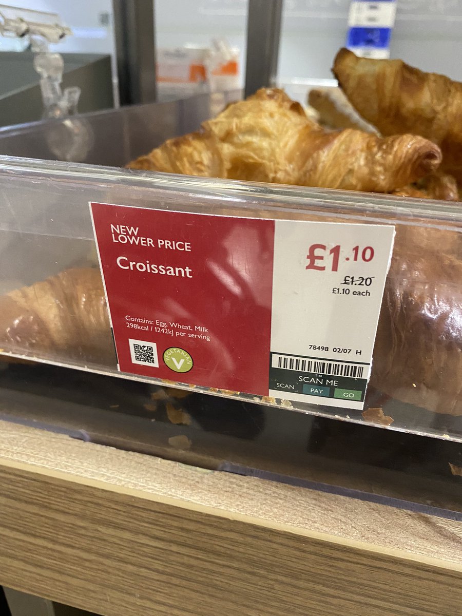 First @sainsburys and now @waitrose. @CountBinface #croissantpricecap