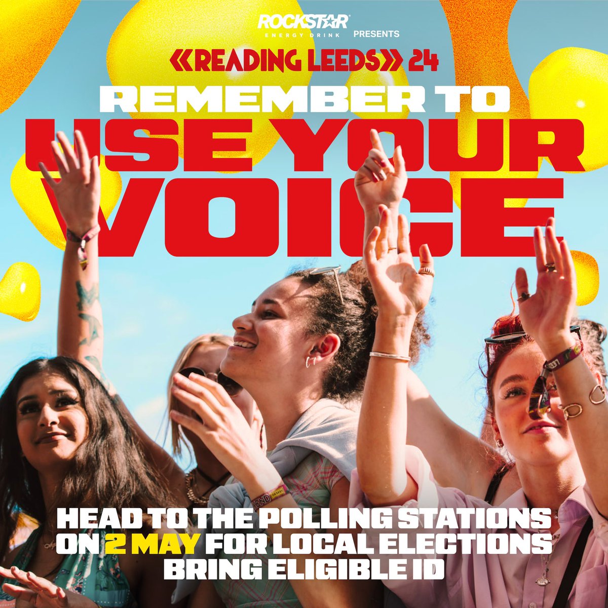 Your voice matters! Make sure to head to your polling station TODAY and vote in you local elections 🗳️ RockstarEnergyXRandL
