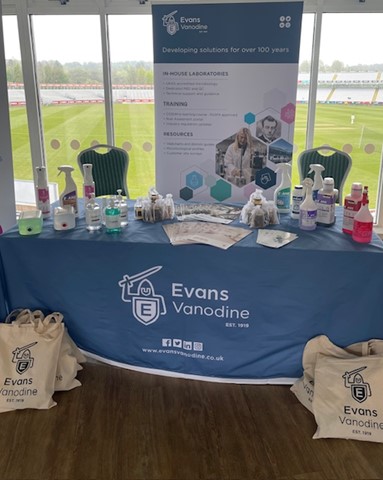 Our #ProfessionalHygiene manager Nicky Biggart is supporting Northern #AHCP Study Day at #RiversideCricketGround #Durham today. With over 60 #NHS Trusts, #healthcare presentations & breakout discussion sessions, including Delia Cannings, chair of #BritishCleaningCouncil