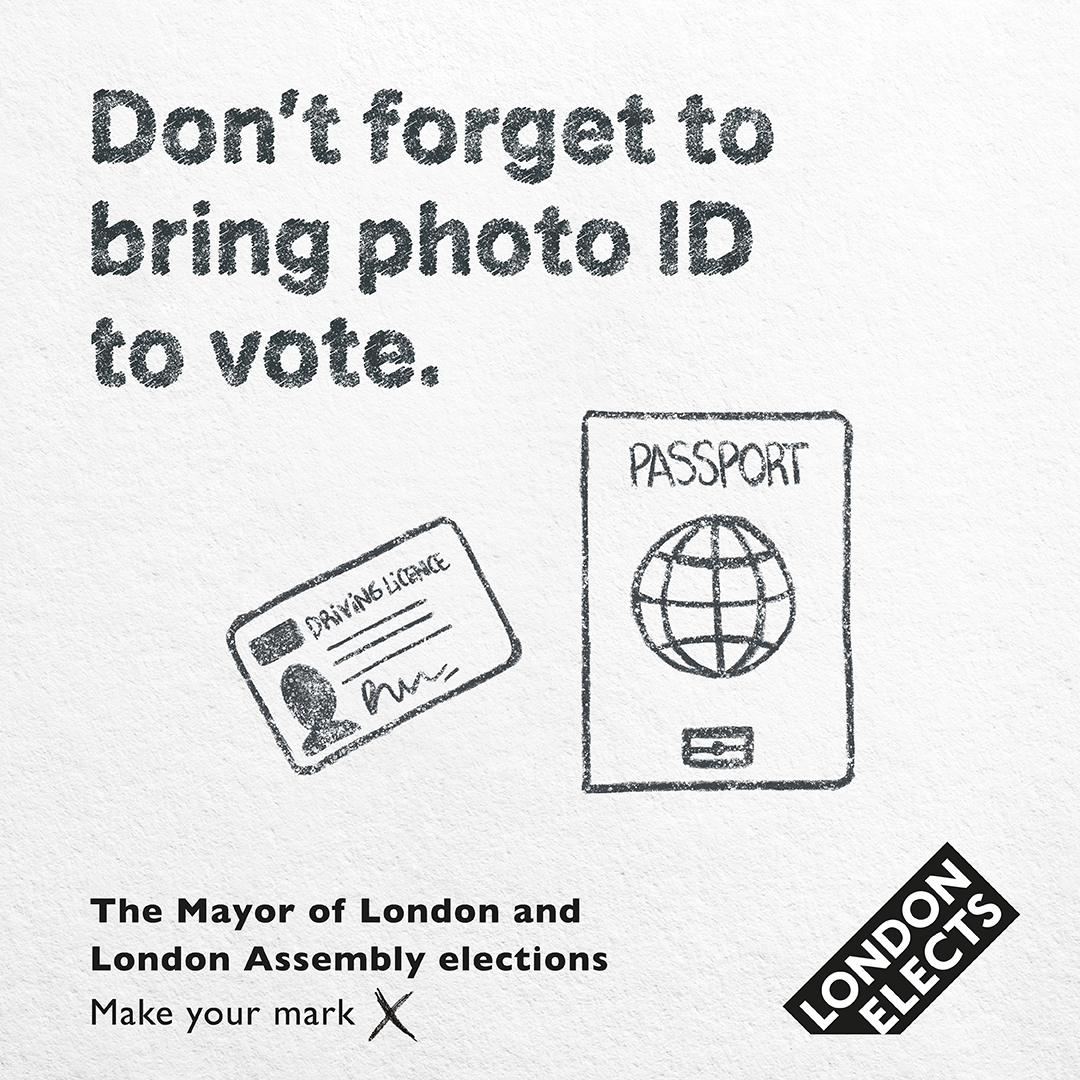 Did you know that out-of-date ID is still valid, so long as you still look like your picture? Learn more about what ID is accepted 👇 bit.ly/48o90Fk #LondonVotes