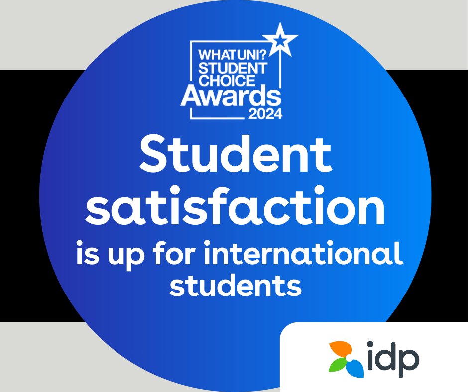 #ICYMI The recent WhatUni Student Choice Awards celebrate work in the sector to improve the student experience Student satisfaction was up for international students - with the student support category showing the biggest improvement #WUSCA loom.ly/XcK4s-E