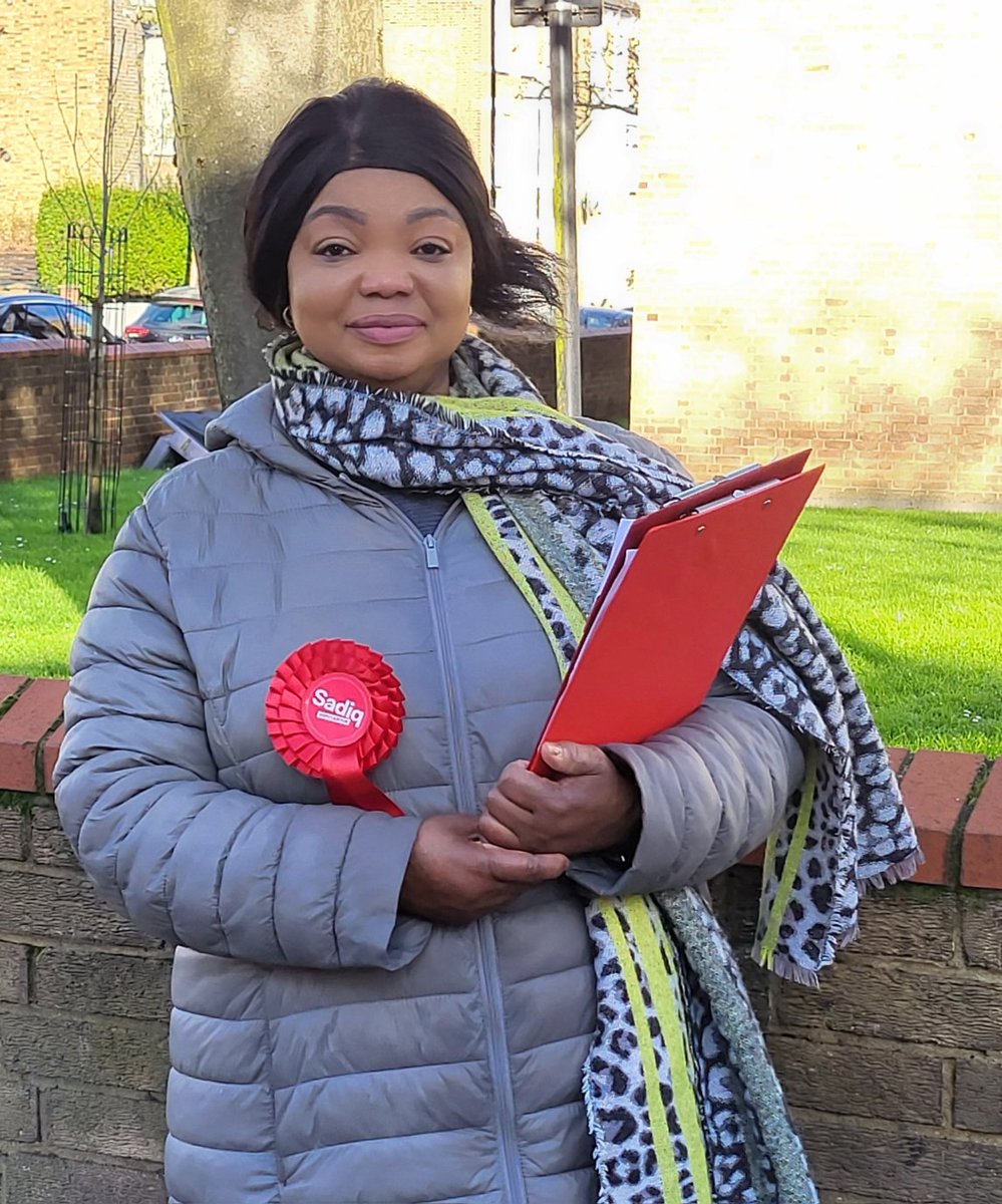 Vote Labour today. In Hackney vote for @SadiqKhan and Sem Moema @Semakaleng and in the by-election wards vote for Tinaz Faruk in Hoxton East and Shoreditch and in De Beauvoir, vote for Jasmine Martins @FarukDalTinaz @JasziieeM @HackneyLabour @LondonLabour