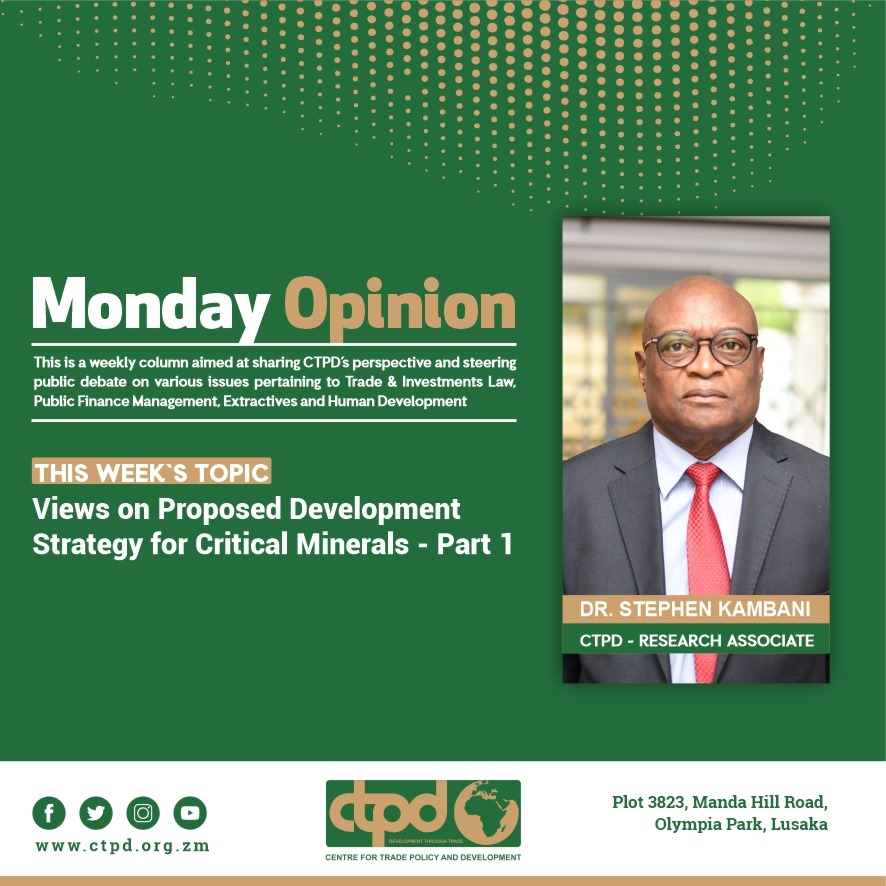 This week’s Monday Opinion authored by CTPD Research Associate Dr Stephen Kambani , we unpacked proposed Development Strategy for critical Minerals. Read more👇 diggers.news/guest-diggers/… @followers