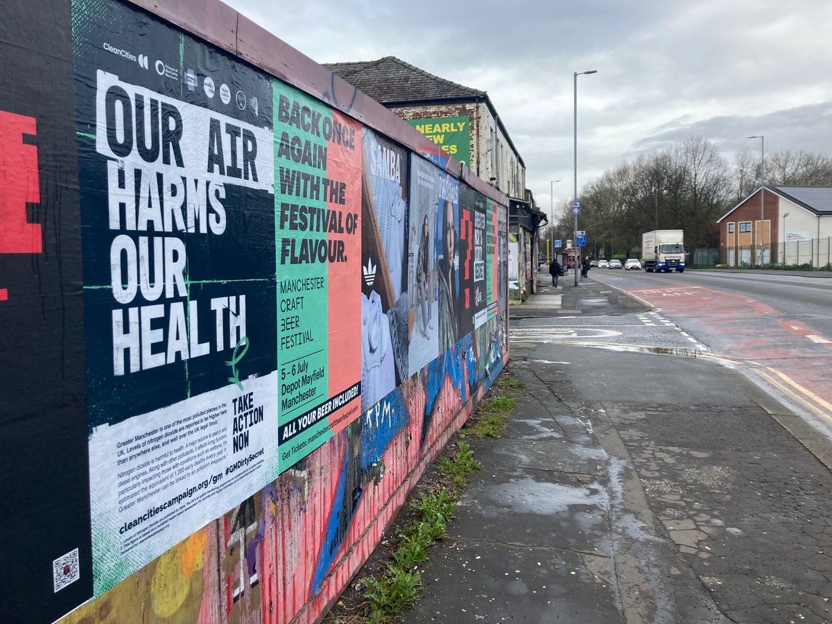 Everyone in Greater Manchester deserves clean air. Right now, we have the worst levels of pollution in the country, contributing to an estimated 1,200 early deaths each year. Our campaign for Clean Cities Campaign posters this truth across town, to help people get the facts…