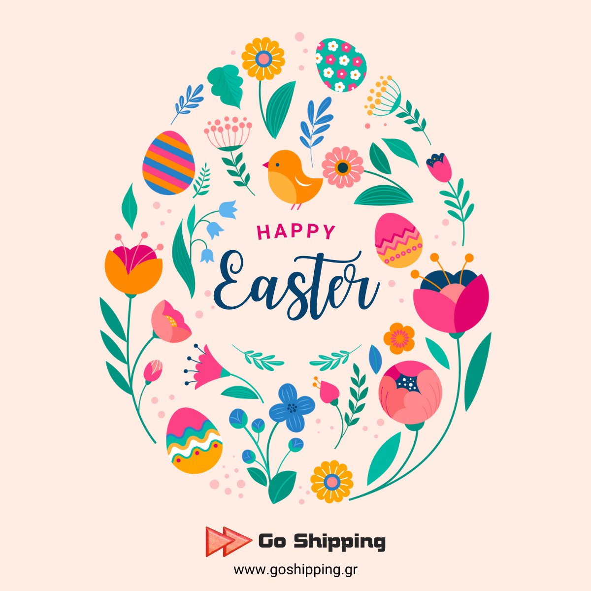 The Go Shipping team wishes you a a joyful Easter 🐣, filled with happy moments!

#Easter #freight #freightservices #GoShipping